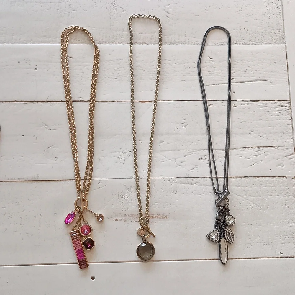 Lot of Statement Necklaces Loft Brand - Picture 1 of 4